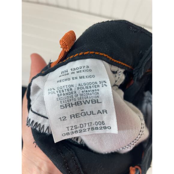 Nautica Red Stripe Mock neck Quarter Zip Pullover - Wrangler Jeans Bundle 10-12 - Picture 5 of 7